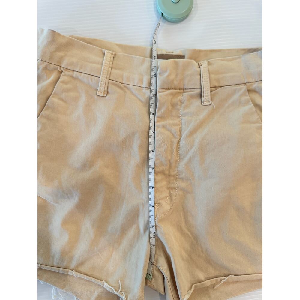 Mother The Shaker Prep Short Fray Killing Time Sesame Beige Cutoff Shorts 25 - Picture 10 of 16